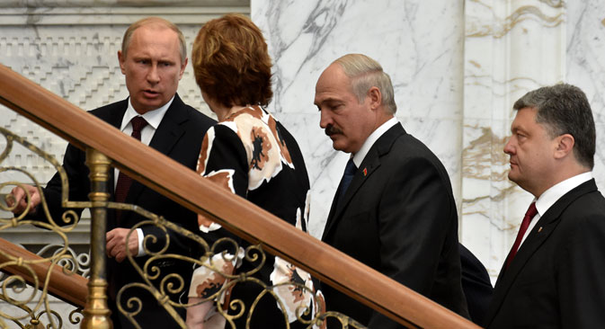 The summit in Minsk was held on August 26. Source: AFP / East News