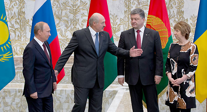 The summit in Minsk was held on August 26. Source: AP