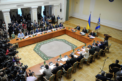 The law on special status for the Donbass was passed by Ukrainian Parliament on Sep. 16. Source: Reuters