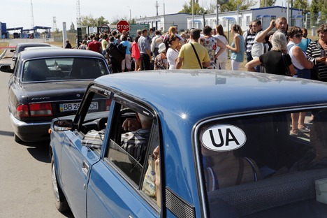 After waiting for the ceasefire, Ukrainian refugees are returning home. Source: ITAR-TASS