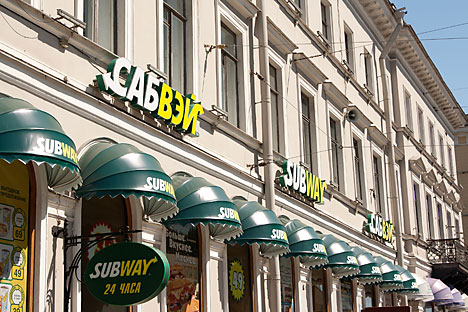 Russische Subway-Filialen erhalten Pepsi-Produkte künftig günstiger. Foto: Lori/Legion Media