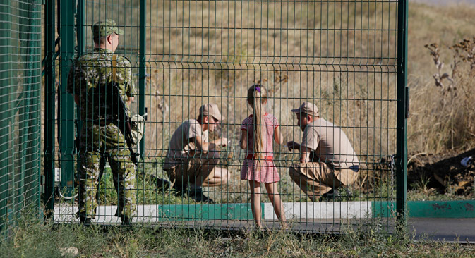 Russian-Ukrainian border. Source: AP