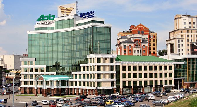 The headquarters of Ak Bars Bank and Investment Company "Elemte" in Kazan. Source: ITAR-TASS
