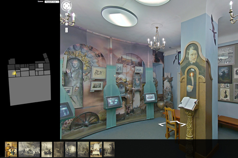 Inside the Nikolay Gogol's house, Memorial Museum in Moscow. Source: Google
