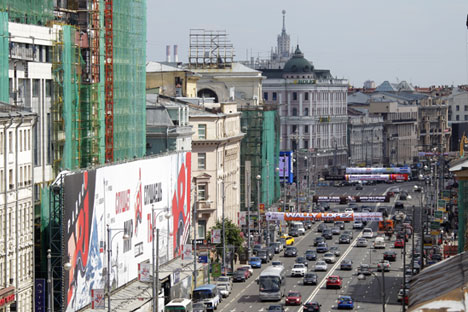 Moscow is getting rid of  “primitive” advertising formats. Source: RIA Novosti / Anton Denisov