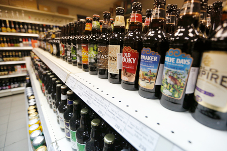 Fans of craft beer in Russia can only buy it in special stores. Source: Slava Petrakina