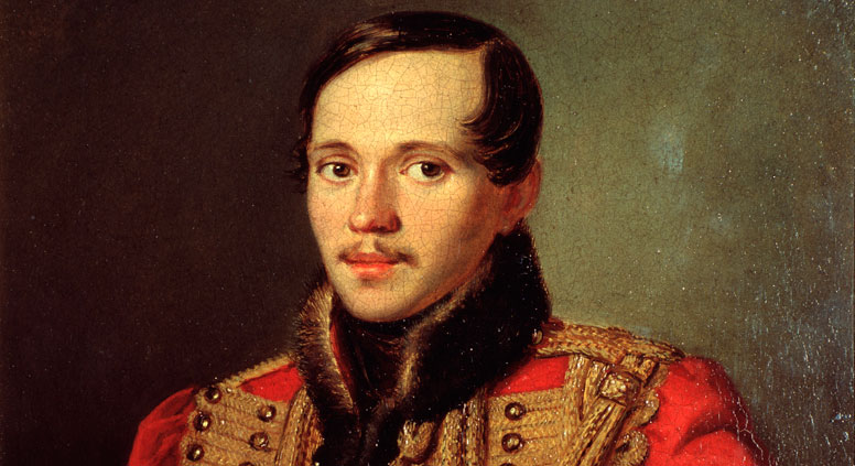 Portrait of the poet Mikhail Lermontov by Petr Zabolotsky. Source: FineArt images