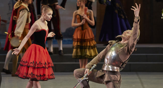 Angelina Vorontsova in the ballet “Don Quixote”. Source: Mikhailovsky Theater