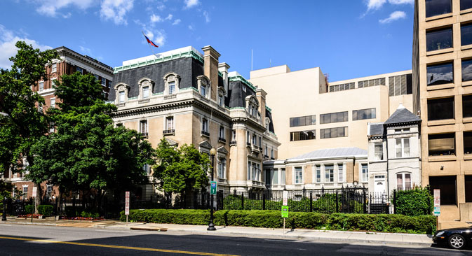 The ambassador’s residence was previously the embassy for the Russian Empire, the USSR and modern day Russia. Source: Alamy / Legion Media