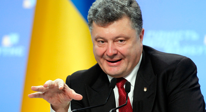Ukrainian President Petro Poroshenko. Source: Reuters