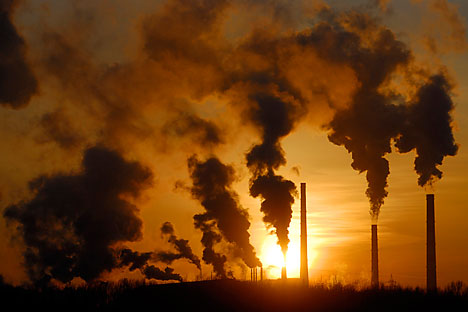 80 percent of all of Russia's emissions is carbon dioxide from the burning of coal, oil and gas. Source: Reuters