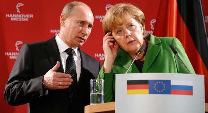 Russian President Vladimir Putin and German Chancellor Angela Merkel recently discussed Ukrainian crisis. Source: Reuters