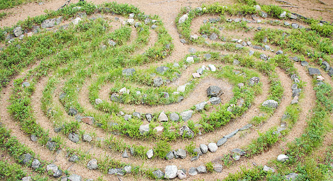 Mysterious stone labyrinths on the Kola Peninsula. Source: Lori/Legoion-Media