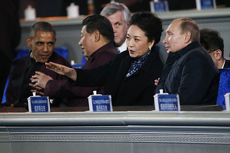 Russian media discuss the results of Vladimir Putin’s visit to China. Source: Konstantin Zavrazhin/RG