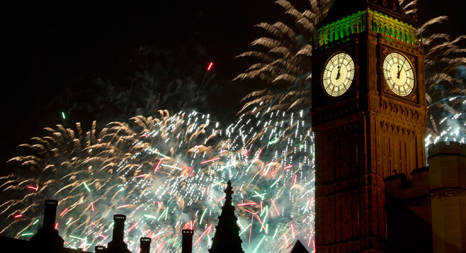 Fireworks and New Year's Eve have long been a part of Russian life. Source: AP
