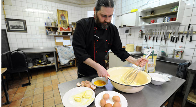 Monks in Russia bake bread, make honey and produce canned vegetables. Source: RIA Novosti/Sergey Pyatakov