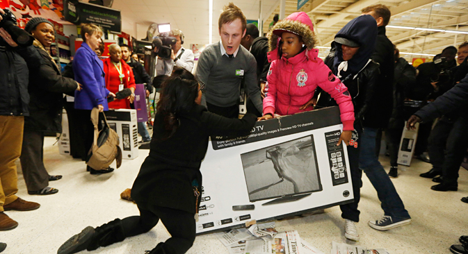 Black Friday in London. Source: Reuters
