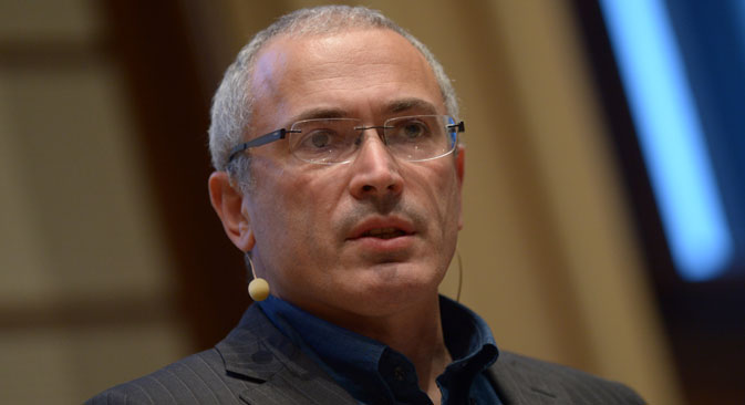 Mikhail Khodorkovsky. Source: DPA/Vostock Photo