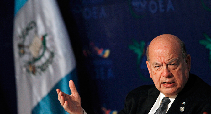 Jose Miguel Insulza, head of the Organization of American States. Source: Reuters