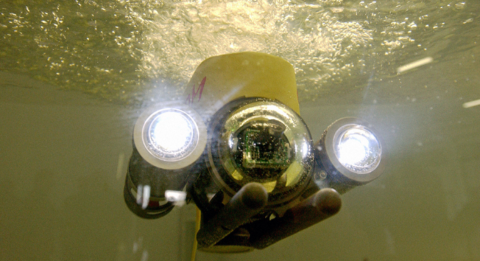 The underwater robot was tested in 2005 in the Baltic. Source: Yuri Mashkov / TASS