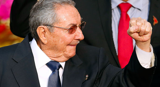 Cuban leader Raul Castro. Source: Reuters