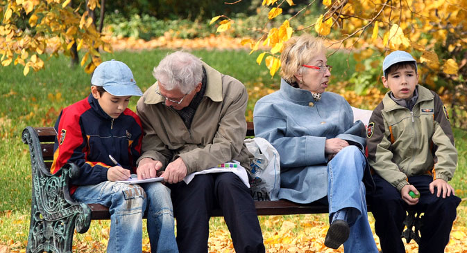 The majority of Russians is against raising the retirement age. Source: Vladimir Fedorenko / RIA Novosti 