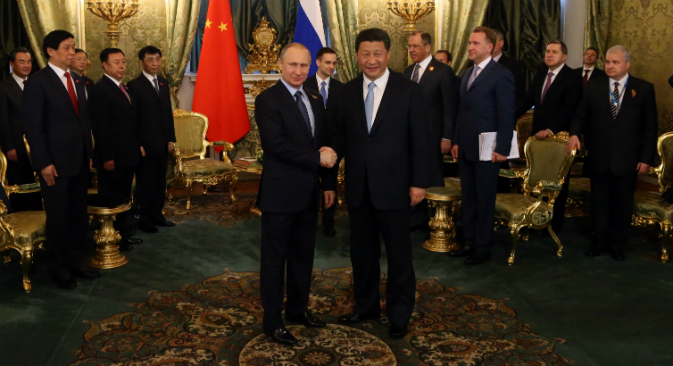 Chinese leader Xi Jinping during his official visit to Moscow on May 8-9, 2015. Source: Konstantin Zavrazhin / RG