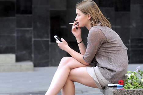 Fumantes correspondem a 33% da população russa