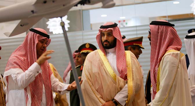 Prince Mohammad bin Salman (Center). Source: Reuters