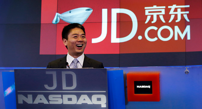 Richard Liu, CEO and founder of China's e-commerce company JD.com. Source: Reuters