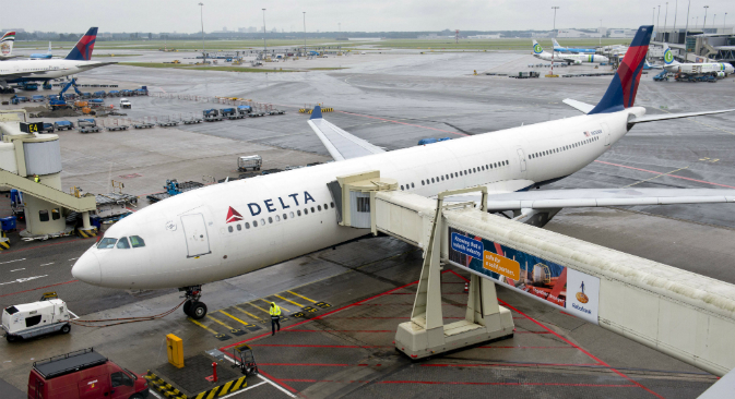 American Delta Air Lines plans to halt its New York–Moscow service in December 2015. Source: Reuters