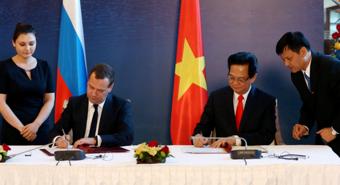 The Vietnam FTA opens the door for other countries in Asia. Source: Government.ru