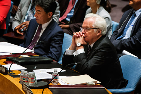 Duta Besar Rusia untuk PBB Vitaly Churkin.