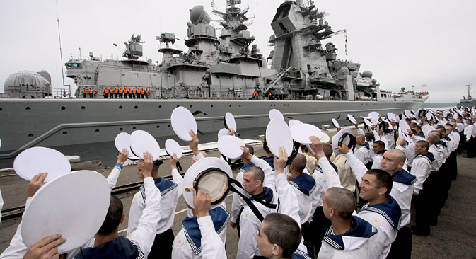 Sailors of the northern navy. Source: Vitaly Ankov / RIA Novosti