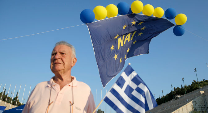 Over 61 percent of Greeks voted against the bailout plan proposed by European creditors. Source: Reuters