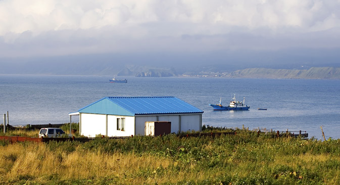 Kunashir, one of the southernmost of the Kuril Islands chain.. Source: Shutterstock