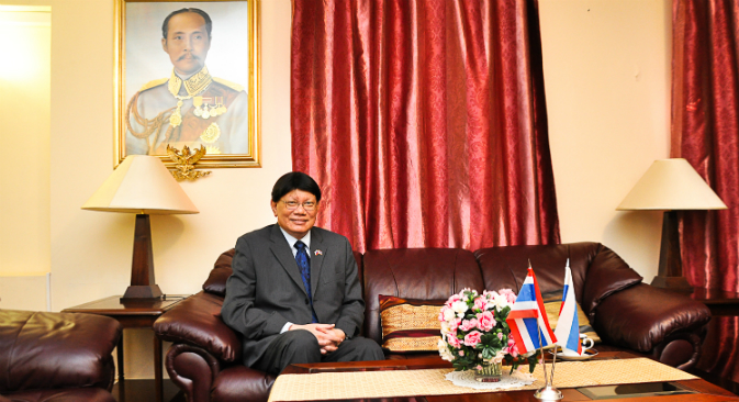 Dr, Itti Ditbanjong, Ambassador of Thailand to Russia. Source: Gleb Fedorov