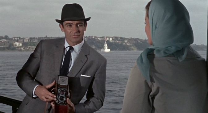 A still from  the second James Bond film, From Russia with Love (1963). Source: Kinopoisk.ru