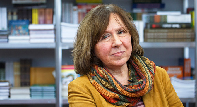 Svetlana Alexievich. Source: Reuters