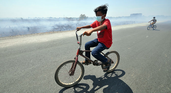 Indonesia haze. Source: AFP / East News
