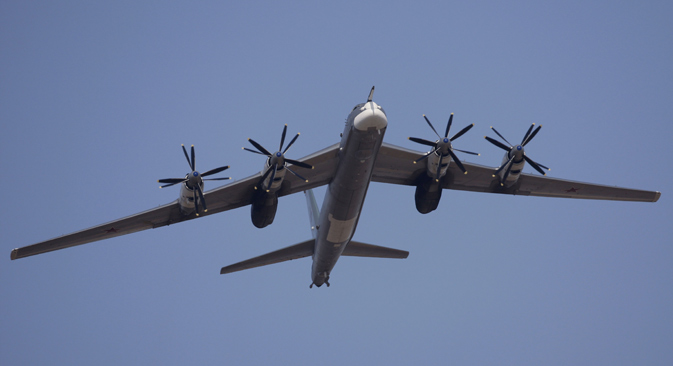 TU-95MS heavy bomber at Alabino range near Moscow, 2010. Source:  Anton Denisov / RIA Novosti