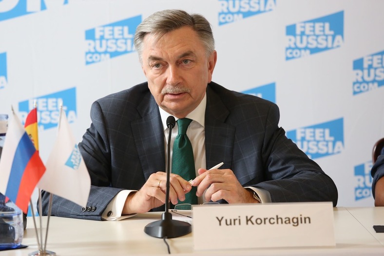 El embajador de Rusia en España, Yuri Korchagin, presentó el evento Feel Russia. El festival estuvo organizado por el Ministerio de Cultura de Rusia con el apoyo del Ministerio de Asuntos Exteriores. 