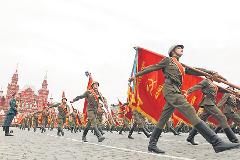 Desfile del Día de la Victoria en la Plaza Roja de Moscú. Fuente: Itar Tass