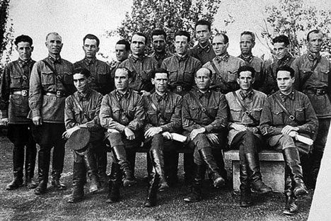 : Españoles en el ejército soviético.  Archivo: Asociación de Descendientes de Exilio Español.