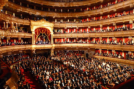 El teatro Bolshói de Moscú. Foto de Itar Tass.