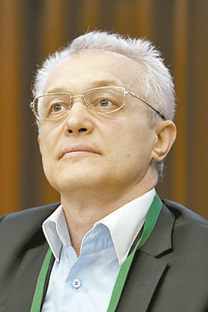 Serguéi Zhúkov, director del Complejo Tecnológico Espacial de Skólkovo. Fuente: Kommersant.