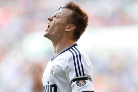 Dennis Cheryshev, durante su primer partido con el primer equipo del Madrid. Foto: realmadrid.com.