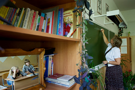 Este año el Departamento de Educación de la región de Vladímir reconoció a Mosevnina como uno de los mejores maestros de la región. Fuente: Kommersant.