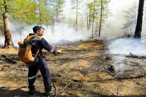 Todos los veranos Rusia se ve afectada de incendios de diversa intensidad. Fuente: Itar Tass.