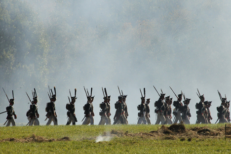 La batalla de Borodinó. Fuente: Serguei Kuksin
